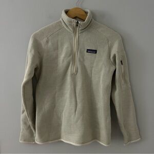 Patagonia Women’s Cream White Better Sweater 1/4 Zip